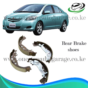 Rear Brake Shoe lining Toyota Belta