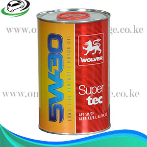 WOLVER SUPERTEC 5W-30 SYNTHETIC OIL 1LITRE