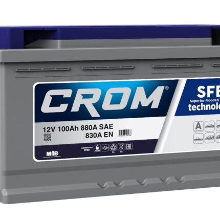 DIN100 CROM 12V 100AH Car Battery