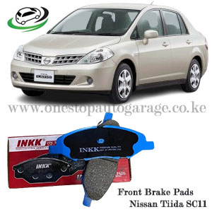 Front Brake Pads D1250 Nissan Tiida SC11 HR15DE