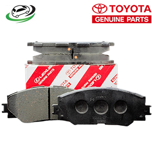Toyota Corolla 2007-2012 Genuine Front Brake Pad Kit 04465YZZR3