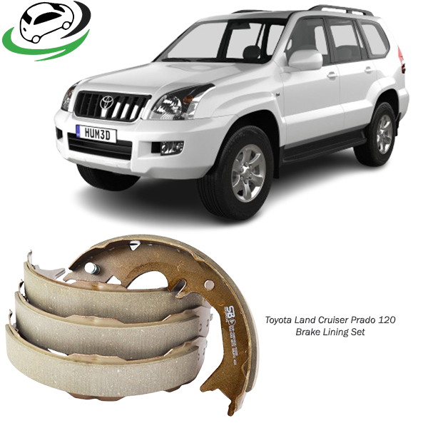 Toyota Prado Land Cruiser 120 Series Rear Brake Lining Set 46580-60060