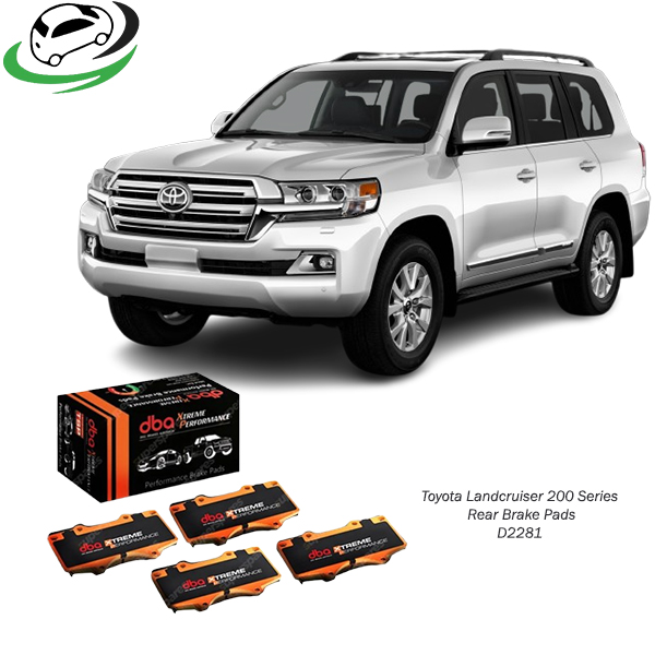 Toyota Land Cruiser 200 Series Front Brake Pad Kit Extreme Performance DB1838XP