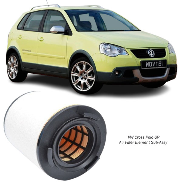 VW Cross Polo 6R Air Filter Element Sub-Assy 6R0129620A