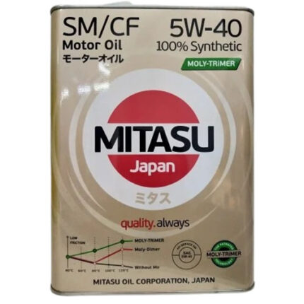 Mitasu-Moly Trimer SM/CF 5W-40 100% Synthetic