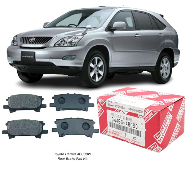 Toyota Harrier ACU30W Rear Brake Pad Kit 04466-48090