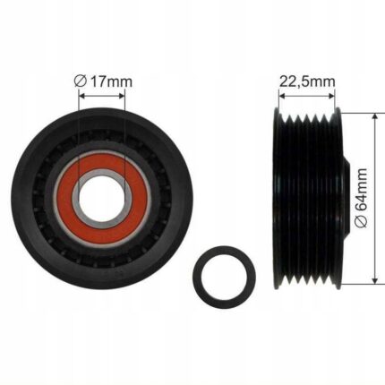 AUDI A4 B5 Belt Tensioner Idler Pulley 059903341A