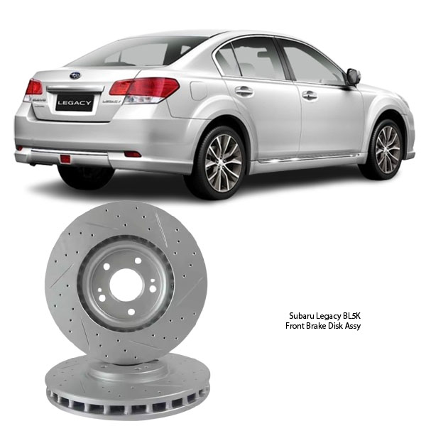 Subaru Legacy BL5K Slotted Front Brake Disc Assy 26300-FE000