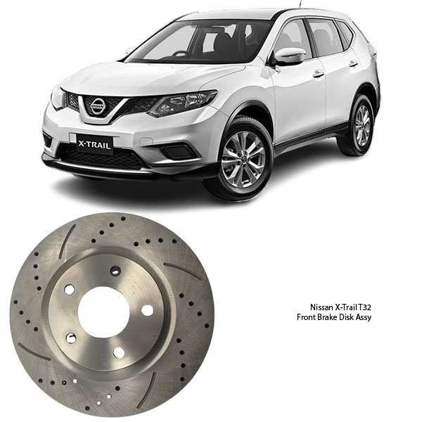 Nissan X-Trail T32 Slotted Front Brake Disc Assy 40206-4CE0A