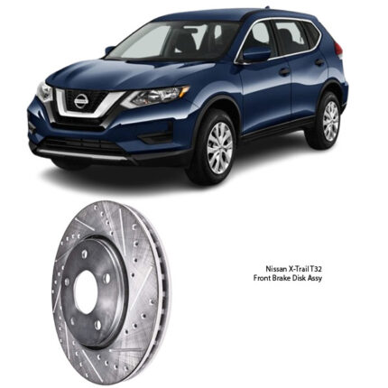 Nissan X-Trail T32 Slotted Rear Brake Disc Assy 43206-4CE0A