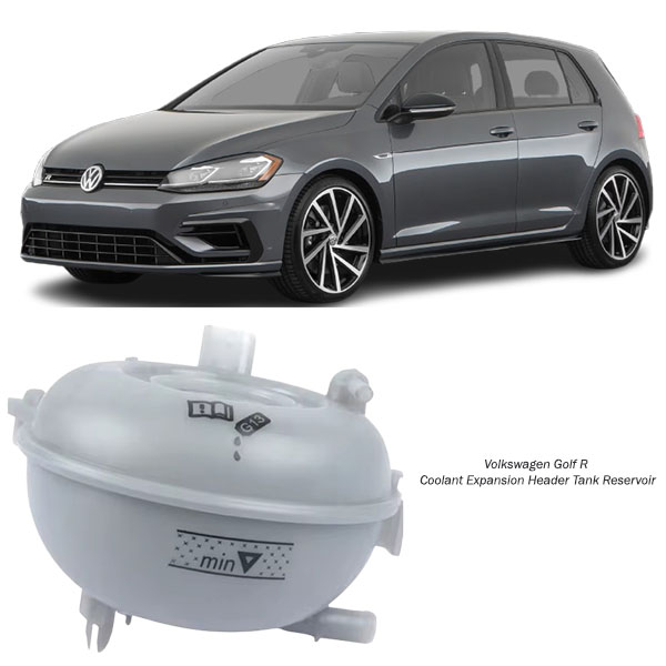 Volkswagen Golf R Coolant Expansion Header Tank Reservoir 5Q0121407M