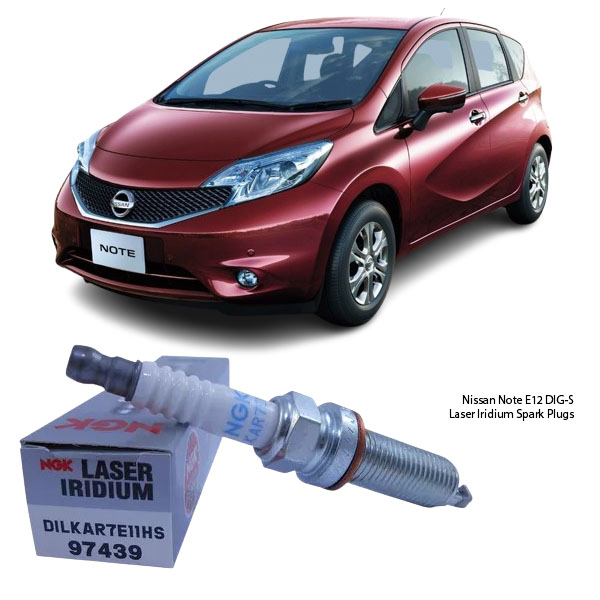 Nissan Note E12 DIG-S Genuine Laser Iridium Spark Plugs DILKAR7E11HS
