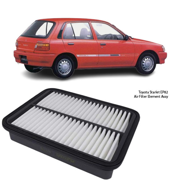 Toyota Starlet EP82 Air Filter Element Assy 17801-11050