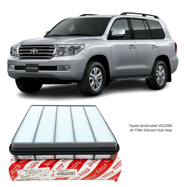 Toyota landcruiser VDJ200L Air Filter Element Sub Assy 17801-51020