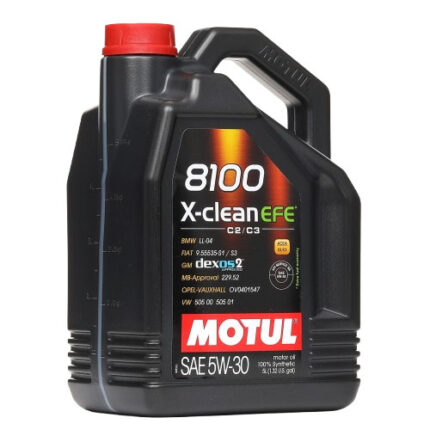 Motul 8100 X-Clean EFE 5W-30 Fully Synthetic Engine Oil 5Ltrs