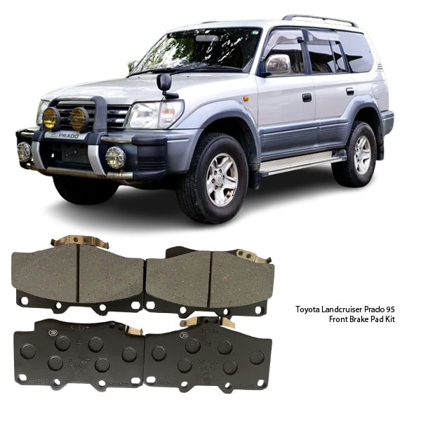 Toyota Landcruiser Prado 95 Front Brake Pad Kit 04465-YZZ57