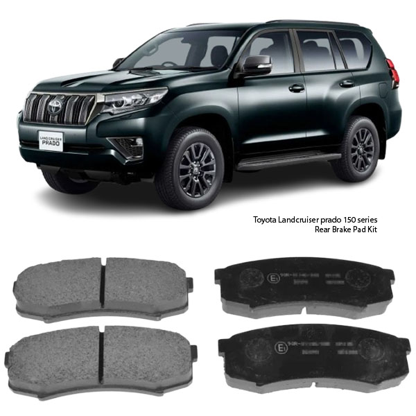 Toyota Landcruiser Prado GRJ150 / KDJ150 / TRJ150 Rear Brake Pad Kit D2090
