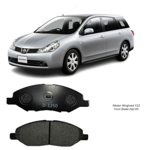 Nissan Wingroad Y12 Front Brake Pad Kit D1250