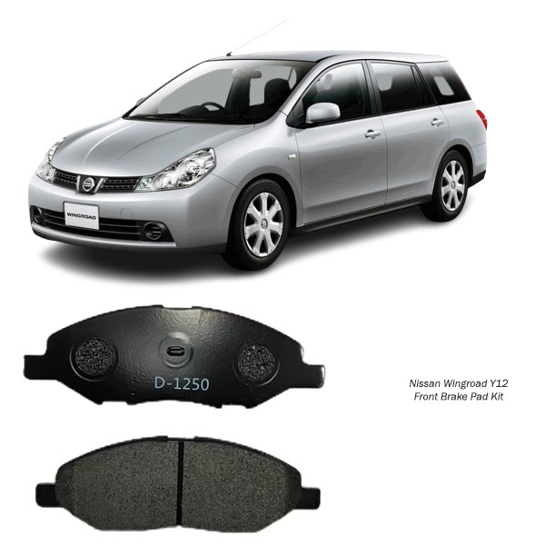 Nissan Wingroad Y12 Front Brake Pad Kit D1250