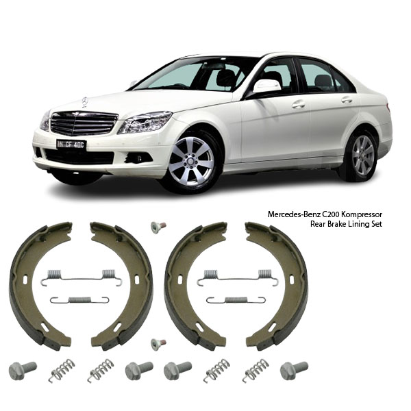 Mercedes-Benz C200 Kompressor Rear Brake Pad Kit FN0515