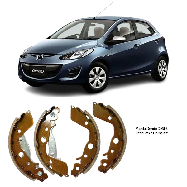 Mazda Demio DE3FS Rear Brake Lining Kit FN3434