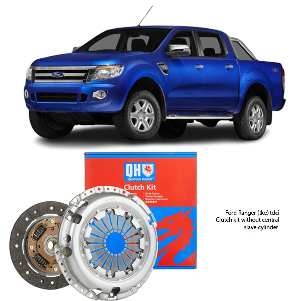 Ford Ranger (tke) TDCI Clutch kit without central slave cylinder QKT4789AF