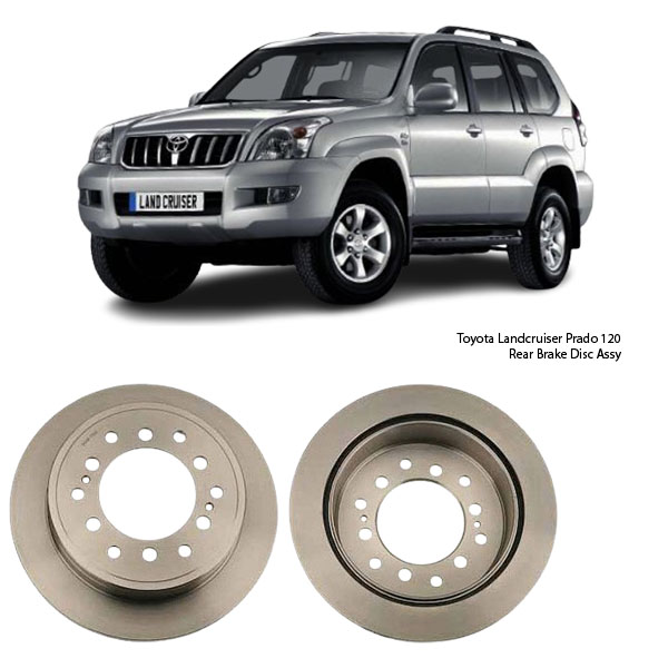 Toyota Landcruiser Prado 120 Series Rear Brake Disc Assy RN1216V