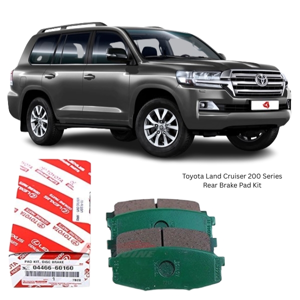 Toyota Land Cruiser 200 Series Genuine Rear Brake Pad Kit 04466-60160
