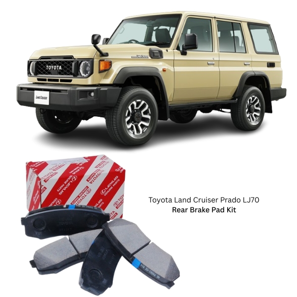 Toyota Land Cruiser Prado LJ70 Rear Brake Pad Kit 04466-YZZAM