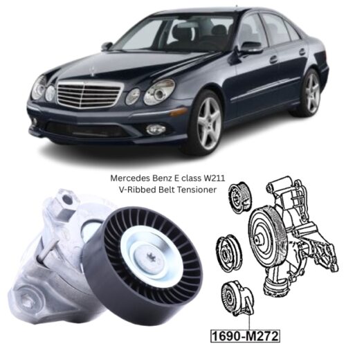 Mercedes Benz E Class W211 V-Ribbed Belt Tensioner 1690-M272